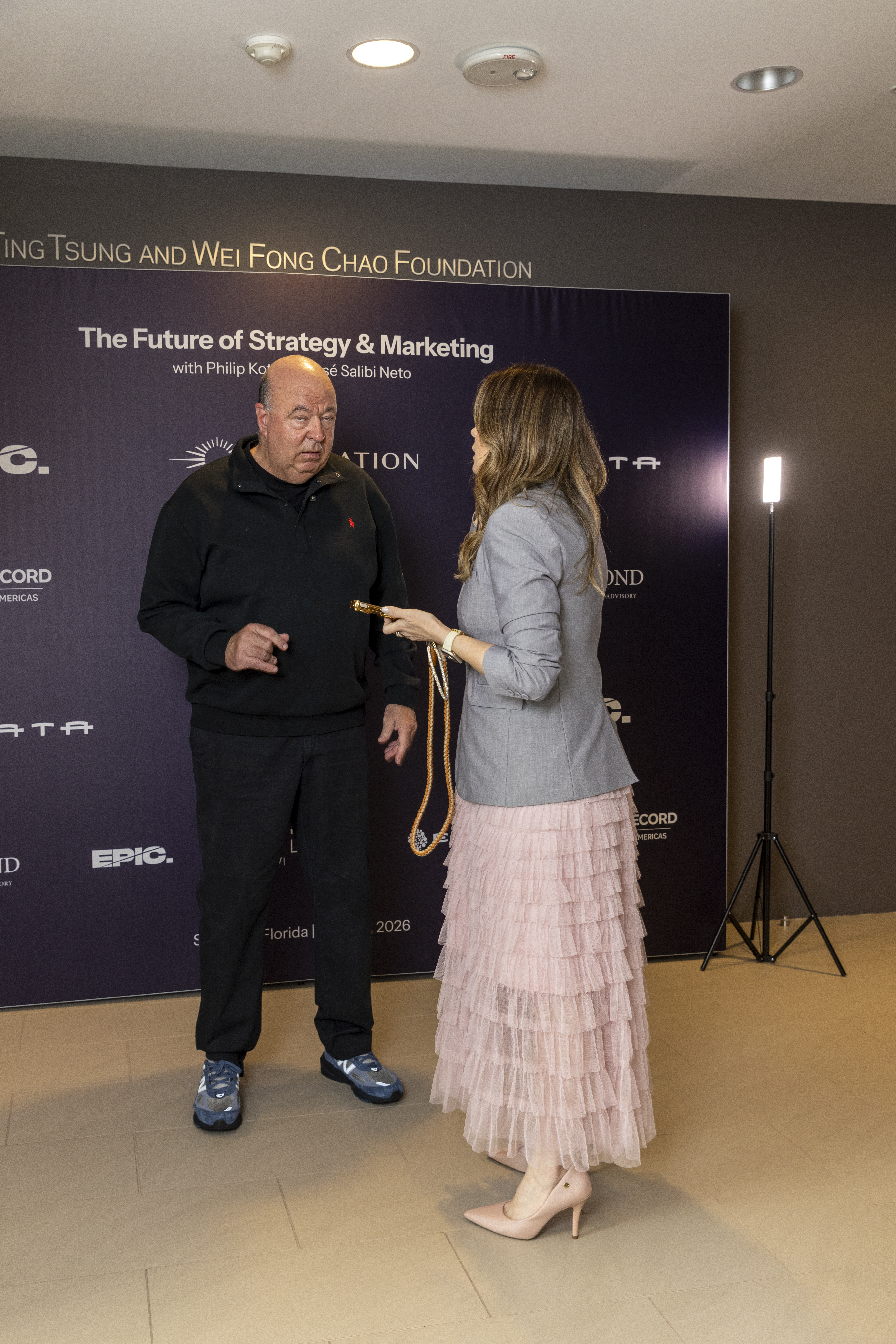 Priscila Cacicedo com José Salibi Neto